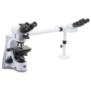 Mikroskop z przystawką konsultacyjną / asystencką
