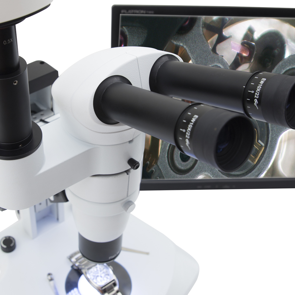 Mikroskop stereoskopowy z kamerą