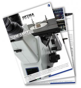 Katalog odwróconego mikroskopu metalograficznego Optika IM-5 MET