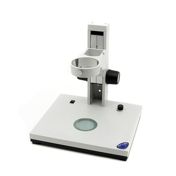 Statyw podstawowy mikroskopu stereoskopowego z oświetleniem