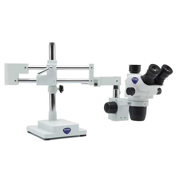 Mikroskop stereoskopowy na statywie wysięgnikowym