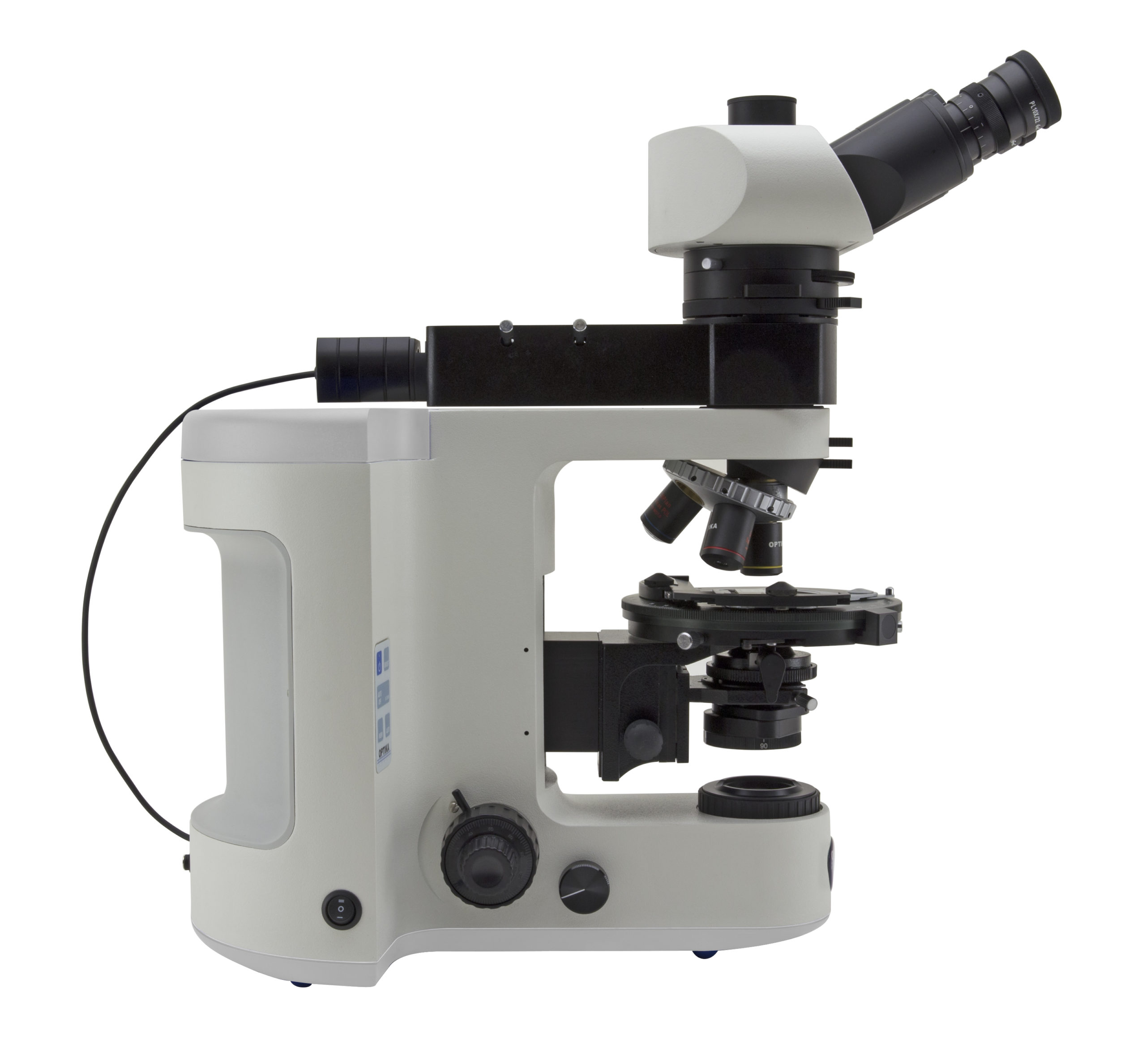 B-1000POL-widok na mikroskop z lewej strony
